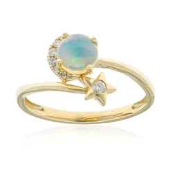 Welo-Opal-Goldring (CIRARI)