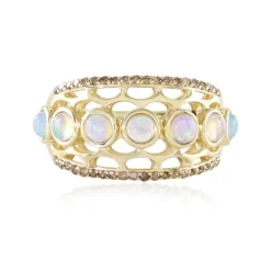 Welo-Opal-Goldring (Ornaments by de Melo)