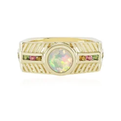 Welo-Opal-Goldring (Ornaments by de Melo)