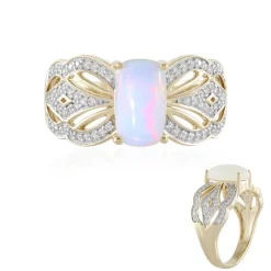 Welo-Opal-Goldring (SUHANA)