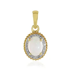 Welo-Opal-Silberanhänger