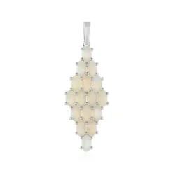 Welo-Opal-Silberanhänger