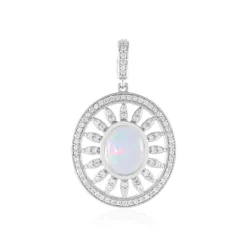 Welo-Opal-Silberanhänger (Adela Silber)