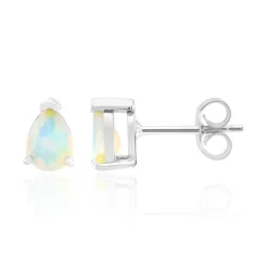 Welo-Opal-Silberohrringe