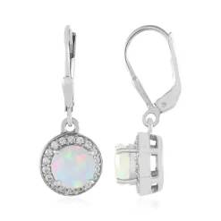Welo-Opal-Silberohrringe