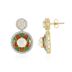 Welo-Opal-Silberohrringe(Adela Silber)