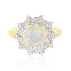 Welo-Opal-Silberring