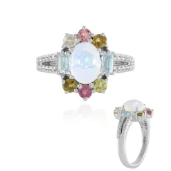 Welo-Opal-Silberring