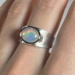 Welo-Opal-Silberring