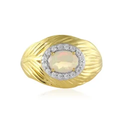 Welo-Opal-Silberring