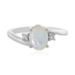 Welo-Opal-Silberring