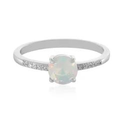 Welo-Opal-Silberring