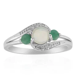 Welo-Opal-Silberring