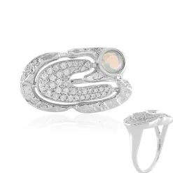 Welo-Opal-Silberring