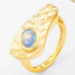 Welo-Opal-Silberring