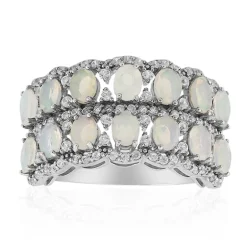 Welo-Opal-Silberring