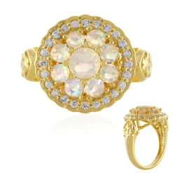 Welo-Opal-Silberring