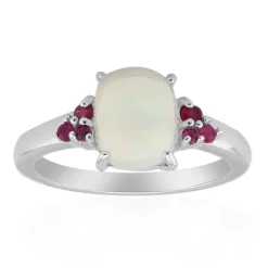 Welo-Opal-Silberring