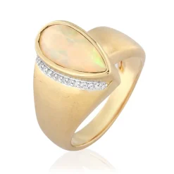 Welo-Opal-Silberring (de Melo)