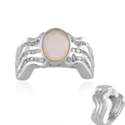 Welo-Opal-Silberring (de Melo)