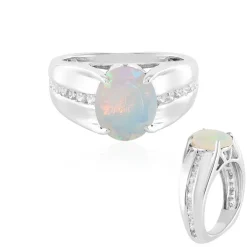 Welo-Opal-Silberring (de Melo)