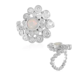 Welo-Opal-Silberring(Adela Silber)
