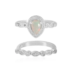 Welo-Opal-Silberringe