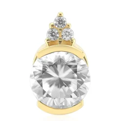 Zirkon-Goldanhänger