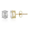 Zirkon-Goldohrringe