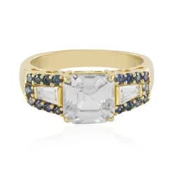 Zirkon-Goldring (Adela Gold)