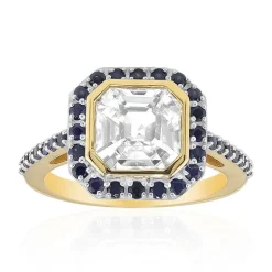 Zirkon-Goldring (Adela Gold)