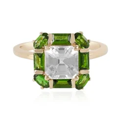 Zirkon-Goldring (Adela Gold)