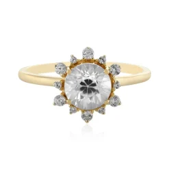 Zirkon-Goldring (Adela Gold)