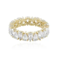 Zirkon-Goldring (de Melo)