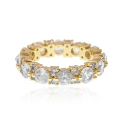 Zirkon-Goldring (de Melo)