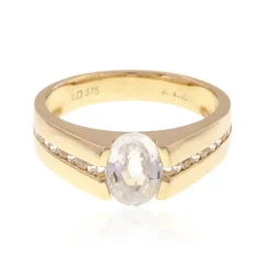 Zirkon-Goldring (de Melo)