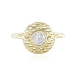 Zirkon-Goldring (Ornaments by de Melo)