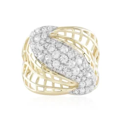 Zirkon-Goldring (Ornaments by de Melo)