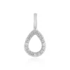 Zirkon-Silberanhänger