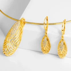 Zirkon-Silberanhänger