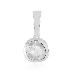 Zirkon-Silberanhänger