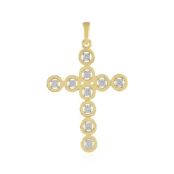 Zirkon-Silberanhänger