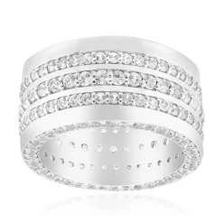 Zirkon-Silberanhänger