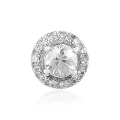 Zirkon-Silberanhänger