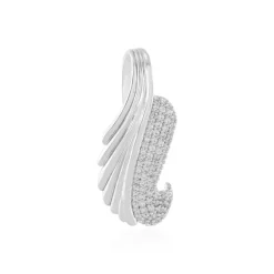 Zirkon-Silberanhänger