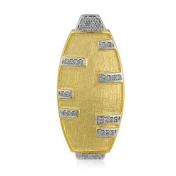 Zirkon-Silberanhänger