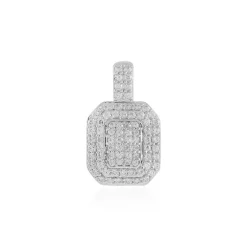 Zirkon-Silberanhänger