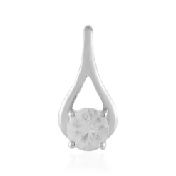 Zirkon-Silberanhänger