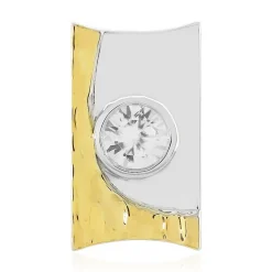 Zirkon-Silberanhänger