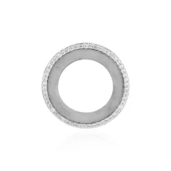 Zirkon-Silberanhänger